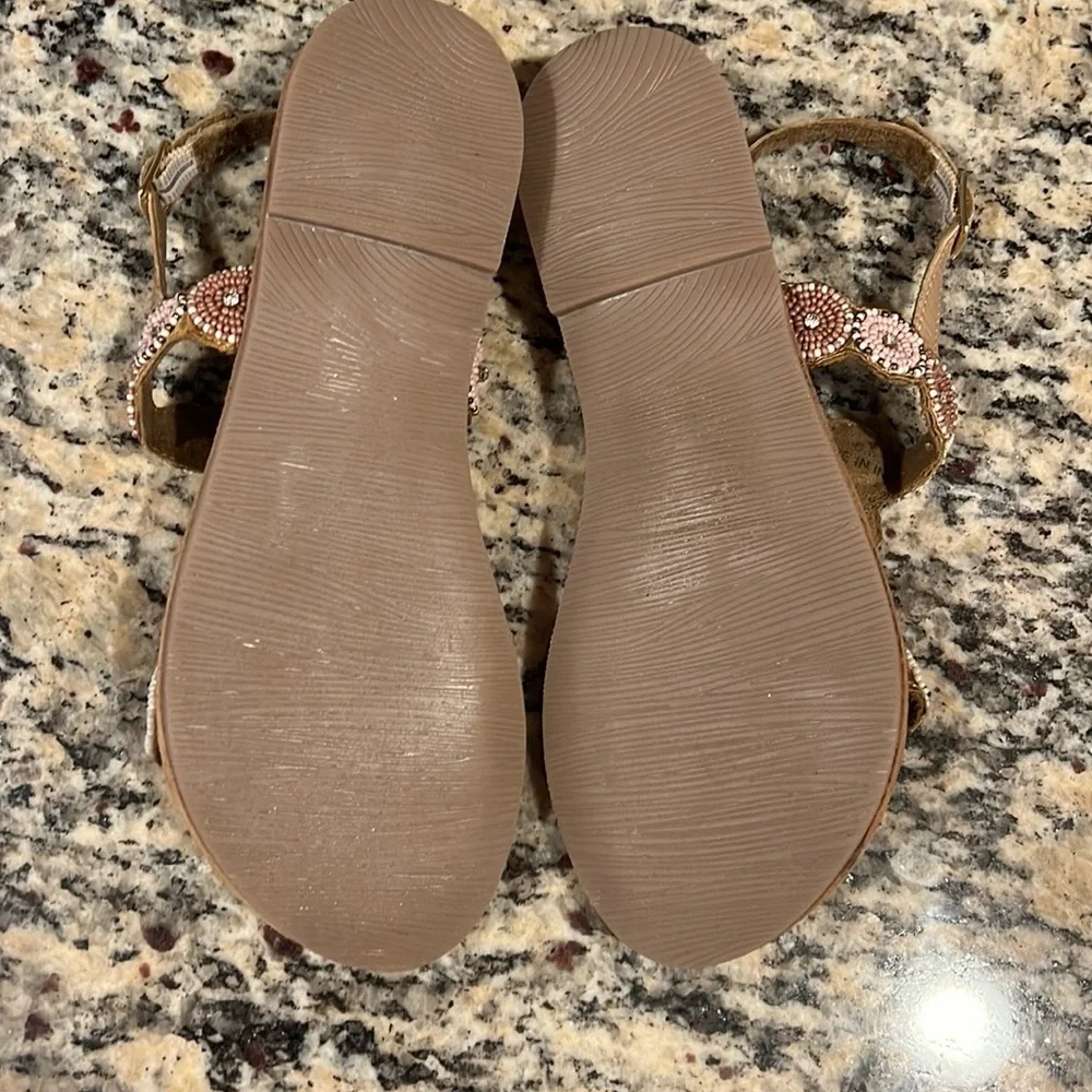 Bed|Stu Bead & Rhinestone Sandals